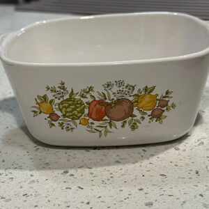 CorningWare Spice Of Life Small 700mL Vintage / Tab Handles Casserole P-43-B